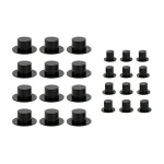 Azude mini black top hats for crafts in large and small sizes