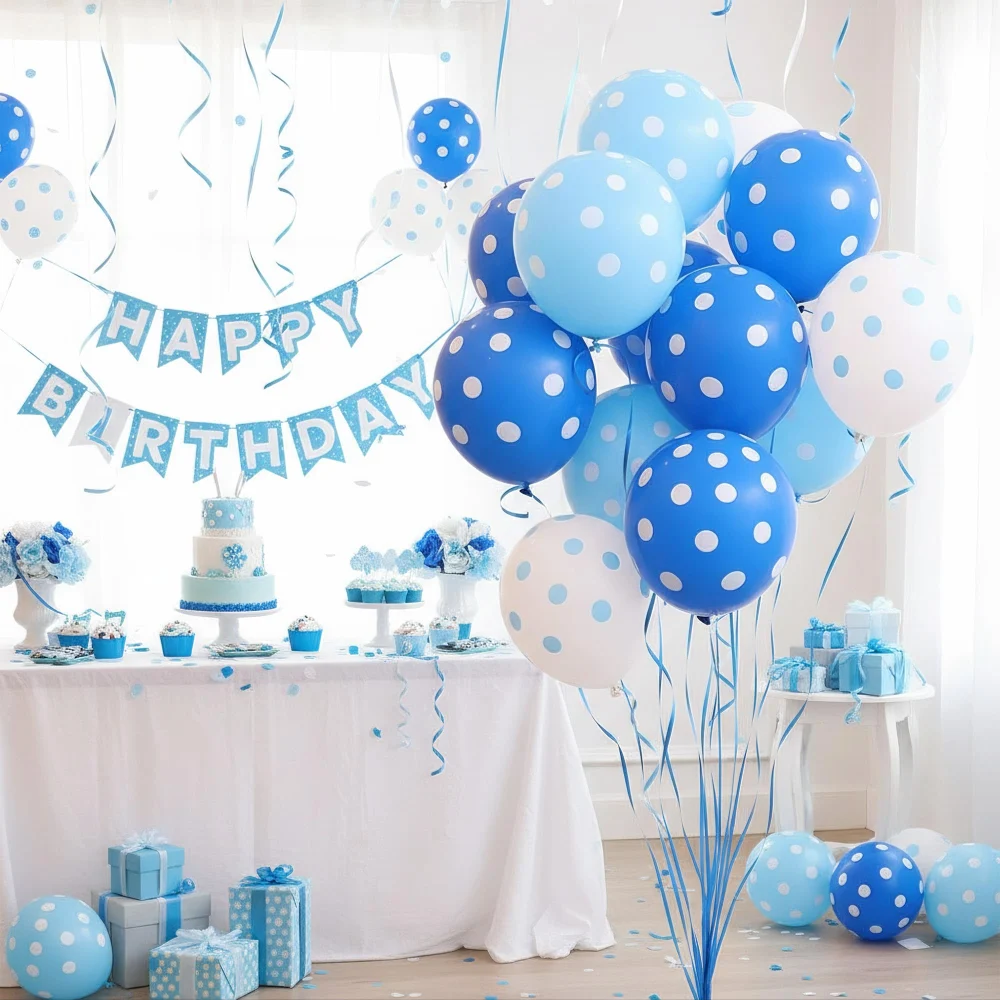 Beurio Blue Balloons for Birthday Party 30 Pack — view 7