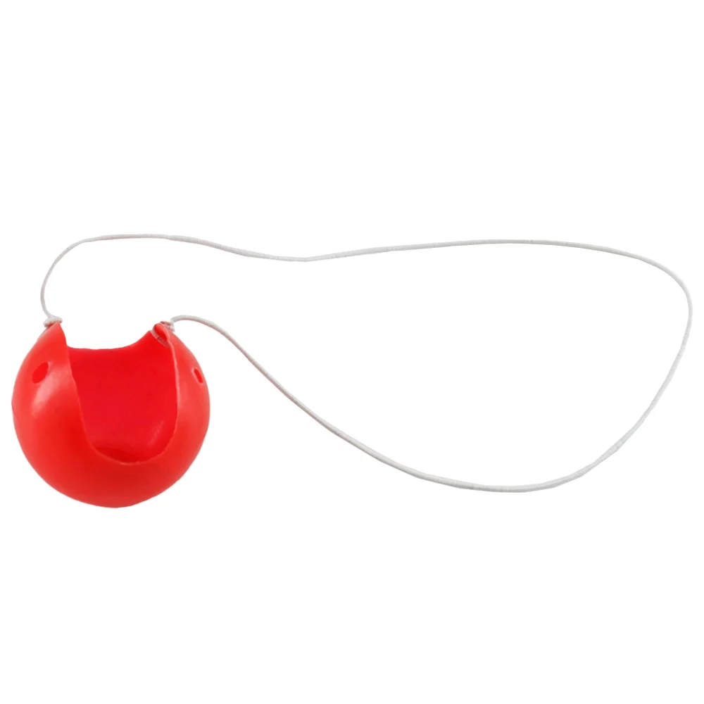 Beurio Red Clown Nose with String, 1.77 in Plastic, 1 Pack — view 4