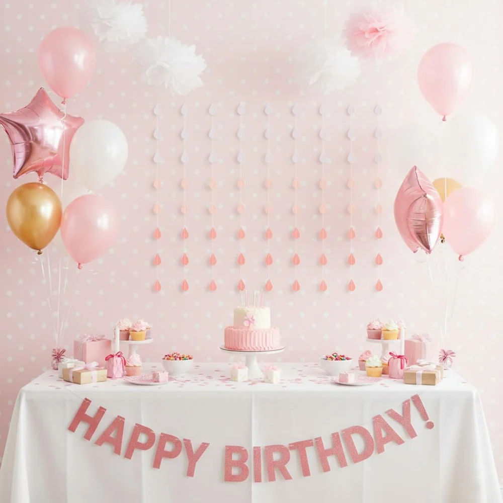 Boieo Baby Shower Decorations for Girl — view 7