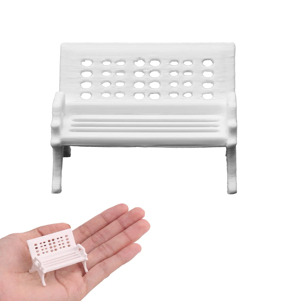 Boieo Mini Bench for Dollhouse Furniture — view 2