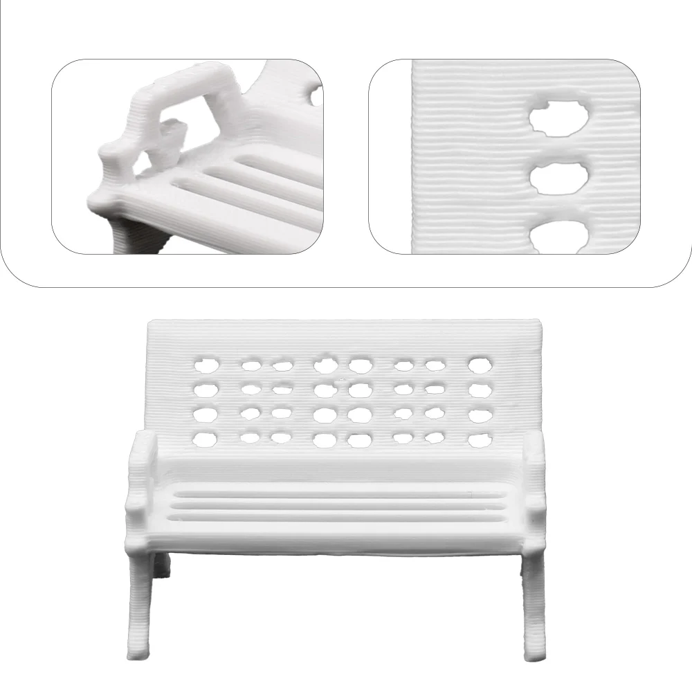 Boieo Mini Bench for Dollhouse Furniture — view 3