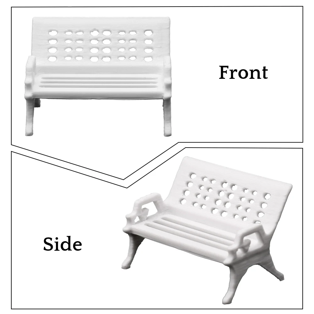 Boieo Mini Bench for Dollhouse Furniture — view 6