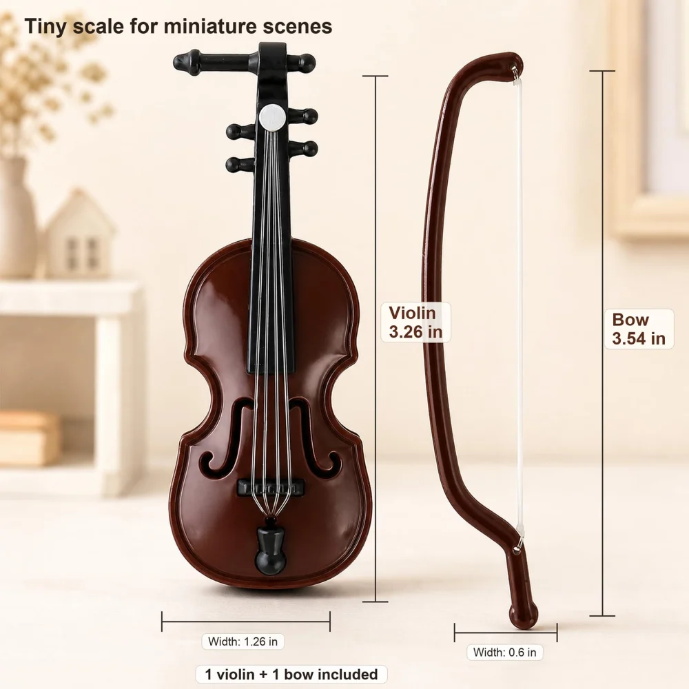 Boieo Miniature Violin Model — view 2