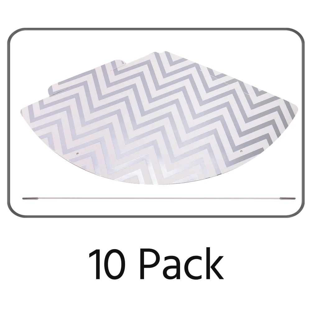 Boieo Silver Party Hats for Adults and Kids 10 Pack — view 7