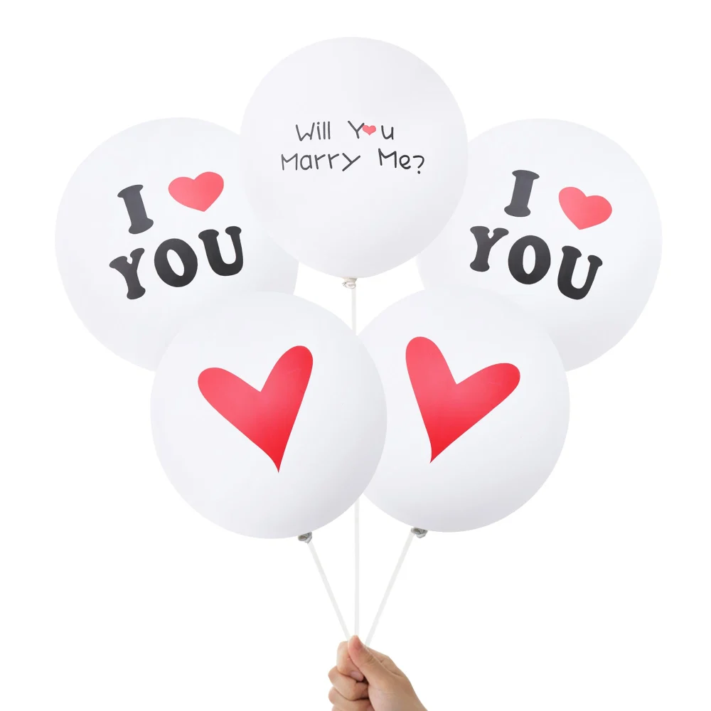 DelightBox Will You Marry Me Balloons Set — view 2