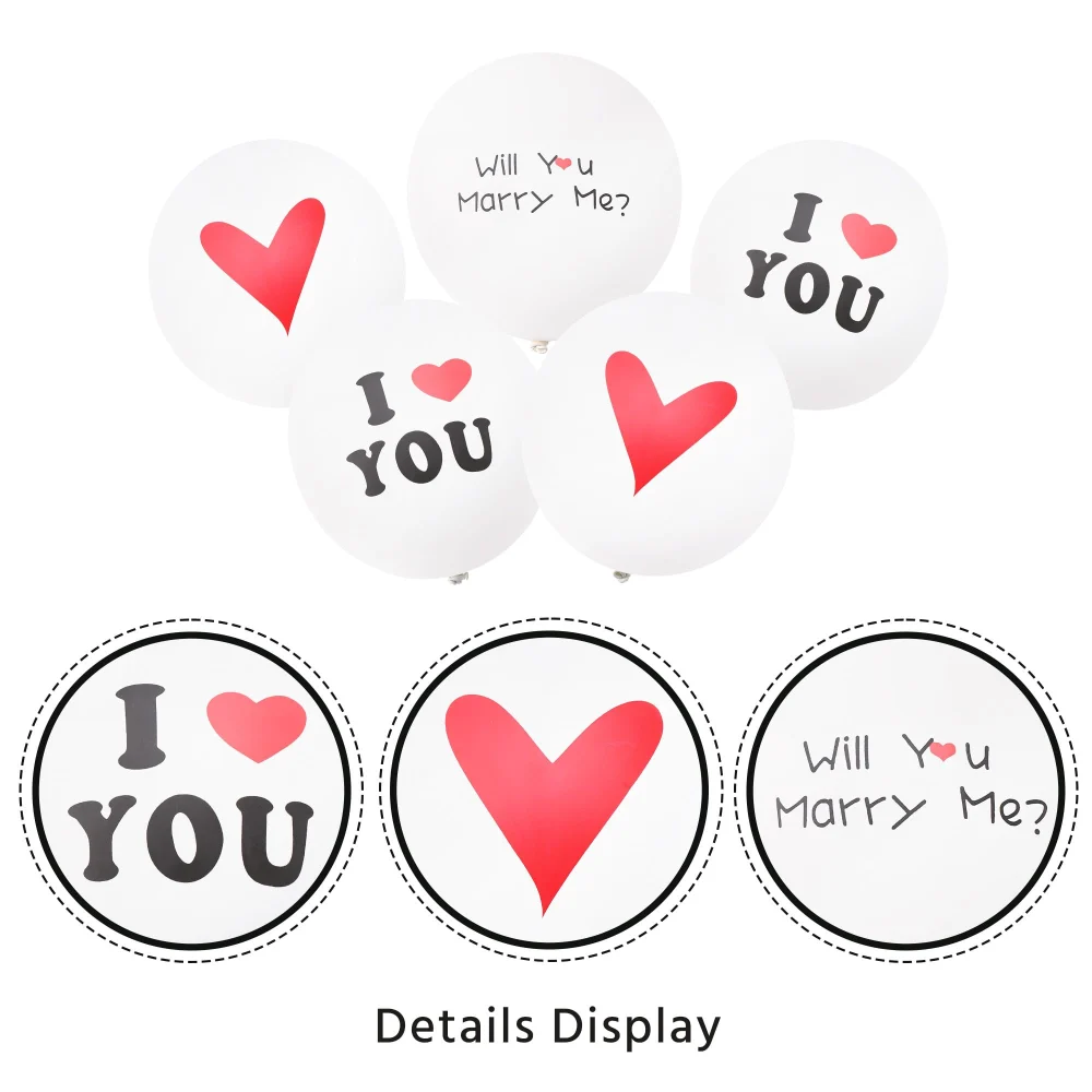 DelightBox Will You Marry Me Balloons Set — view 3