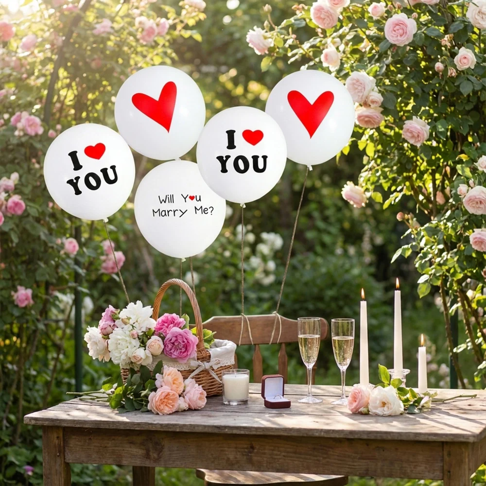 DelightBox Will You Marry Me Balloons Set — view 4
