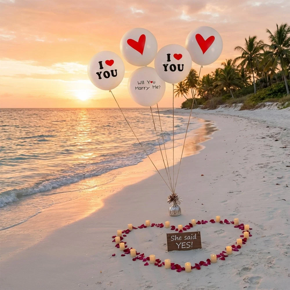 DelightBox Will You Marry Me Balloons Set — view 7