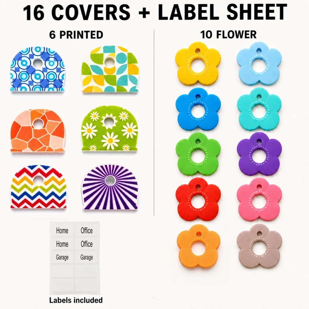 Inxens 16 Pack Silicone Key Covers — view 7