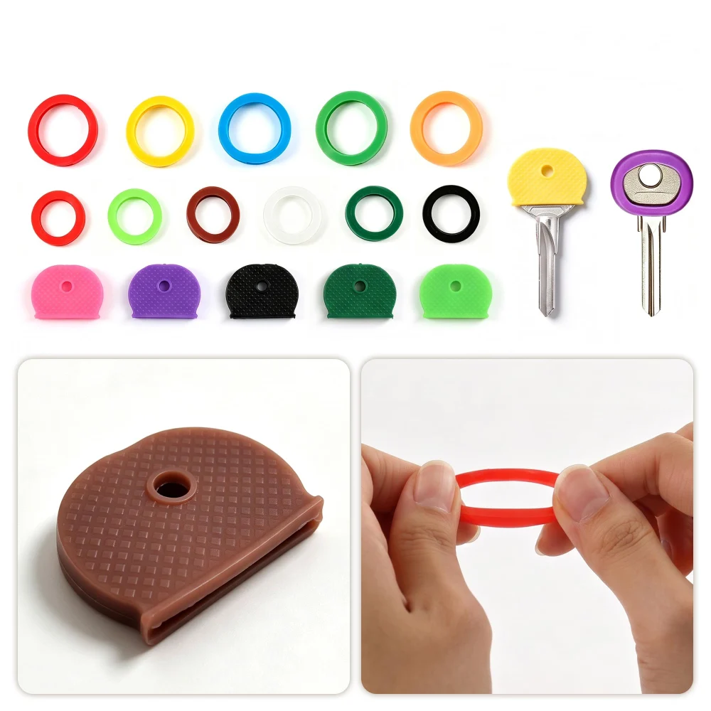 Inxens 30-Piece Silicone Key Identifier Caps — view 3