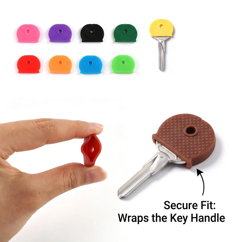 Inxens 30-Piece Silicone Key Identifier Caps — view 6