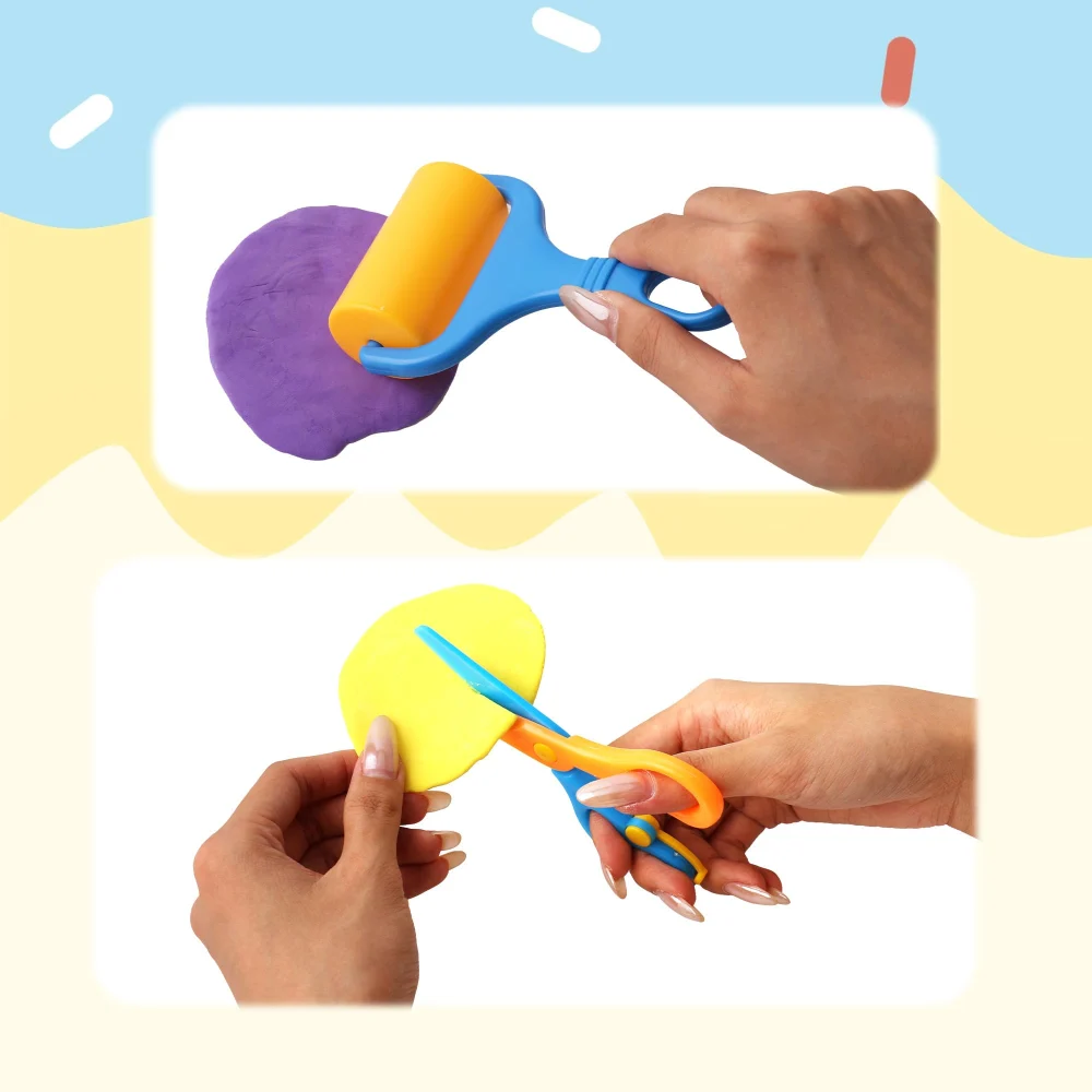 Inxens 9 PCS Craft Dough Tool Set for Kids — view 3