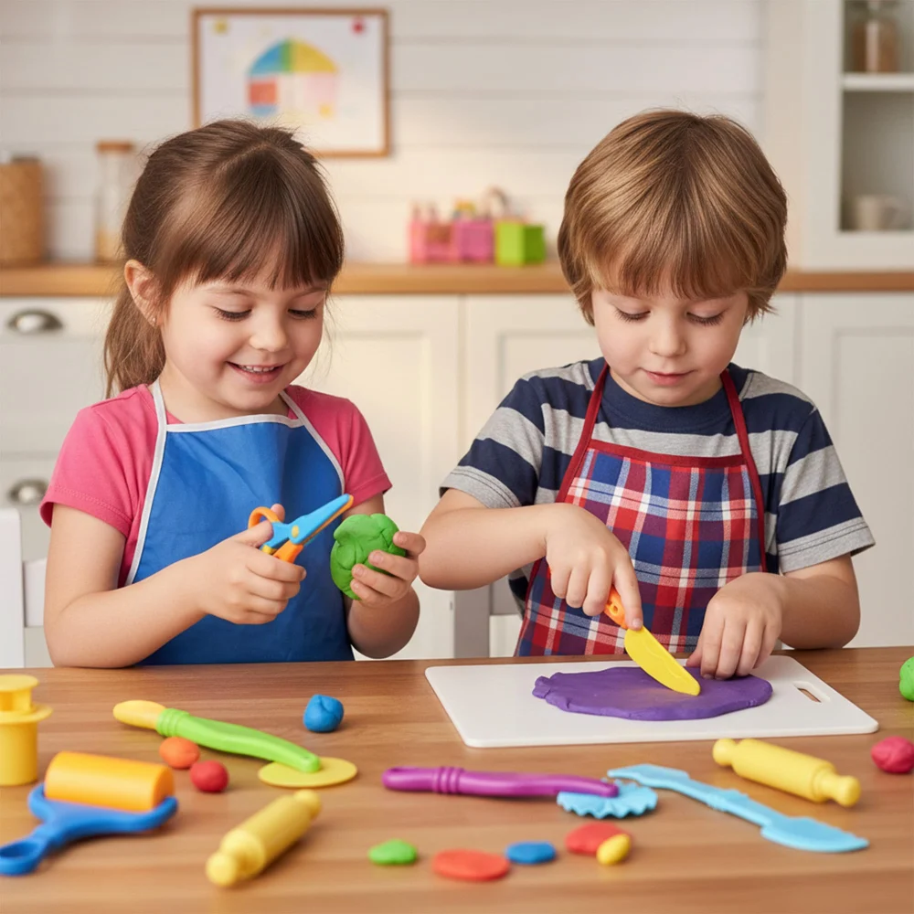 Inxens 9 PCS Craft Dough Tool Set for Kids — view 4
