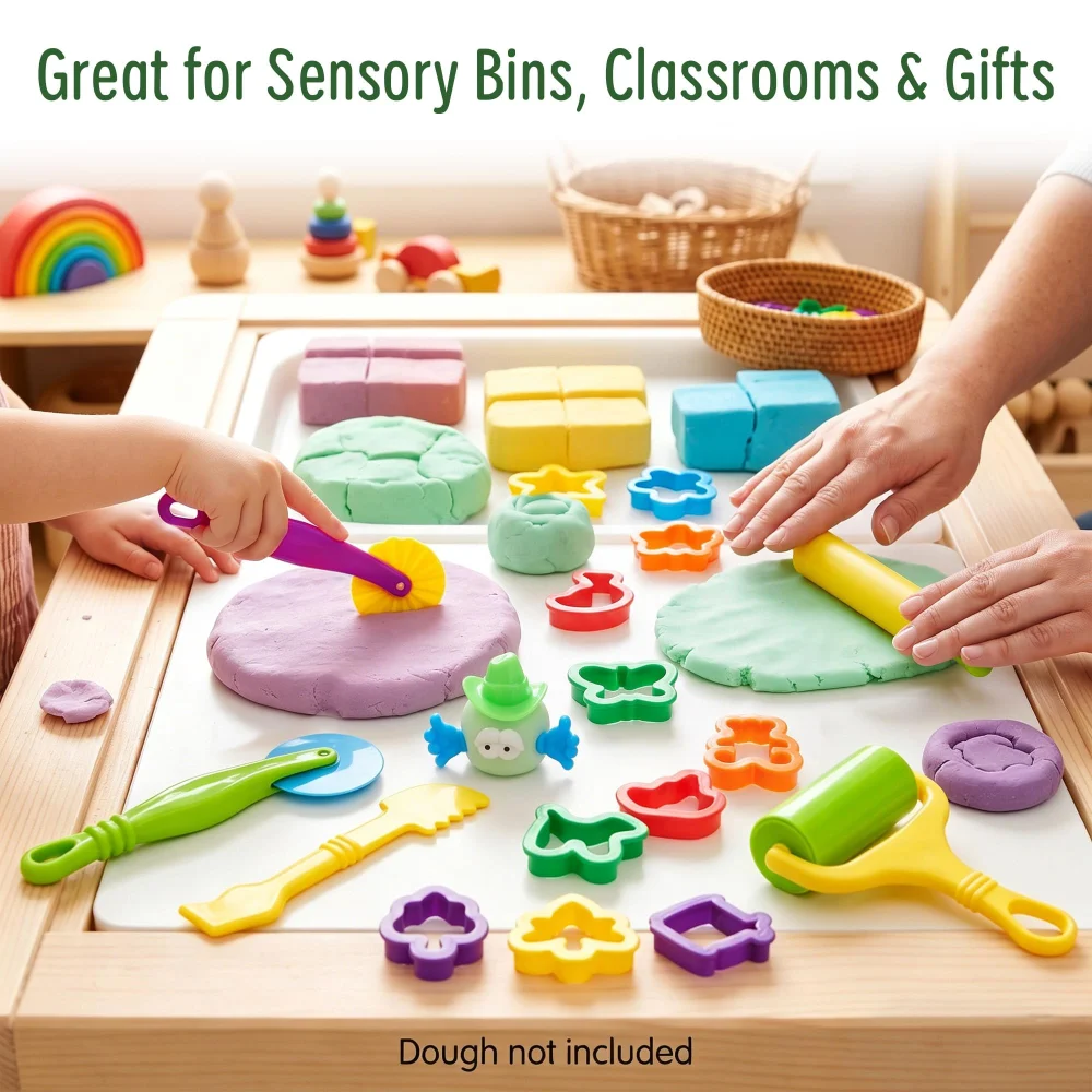 Inxens Dough Tools Set for Kids Ages 2-4 — view 7