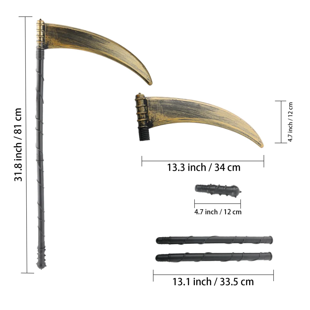 Inxens Grim Reaper Scythe Prop — view 2