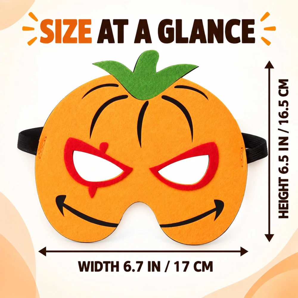 Inxens Halloween Pumpkin Mask for Kids — view 3