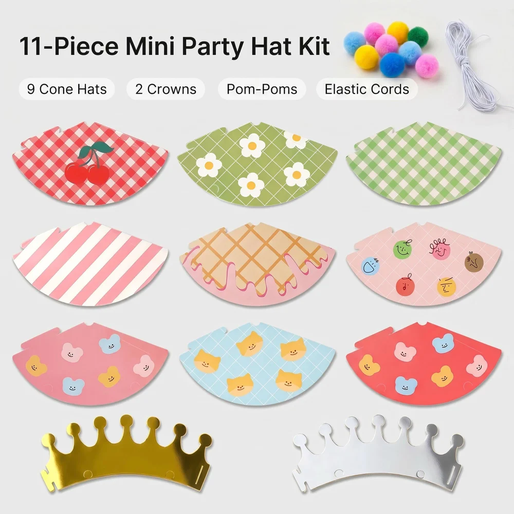 Inxens Mini Party Hats for Kids — view 2