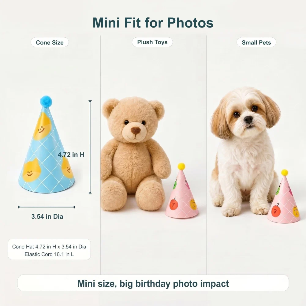 Inxens Mini Party Hats for Kids — view 3