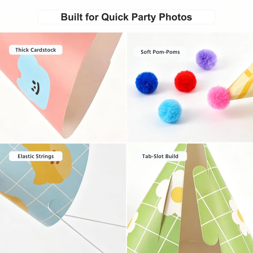 Inxens Mini Party Hats for Kids — view 7