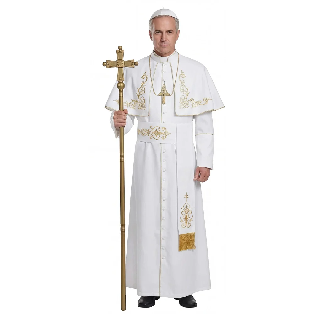 Inxens Pope Cross Staff for Costumes — view 5