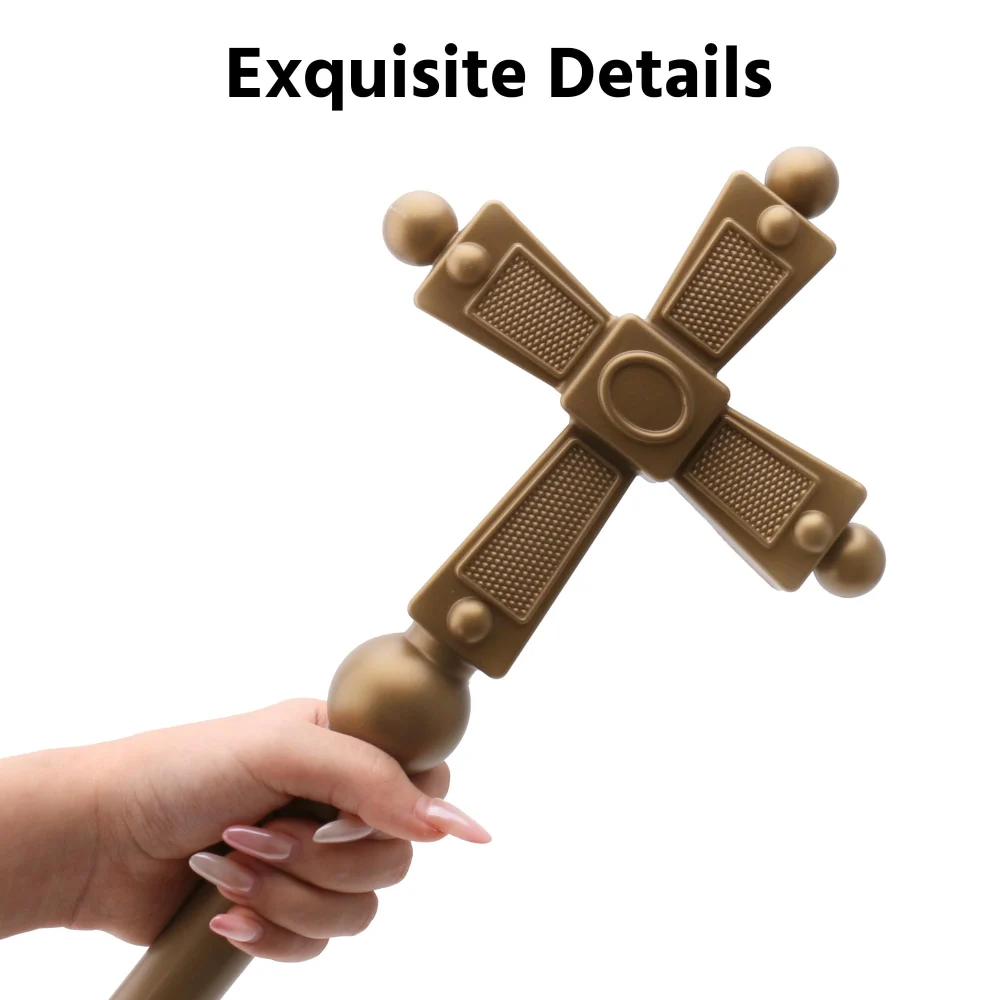 Inxens Pope Cross Staff for Costumes — view 6
