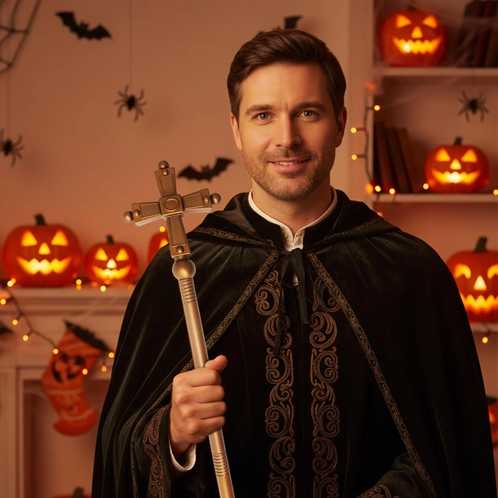 Inxens Pope Cross Staff for Costumes — view 7