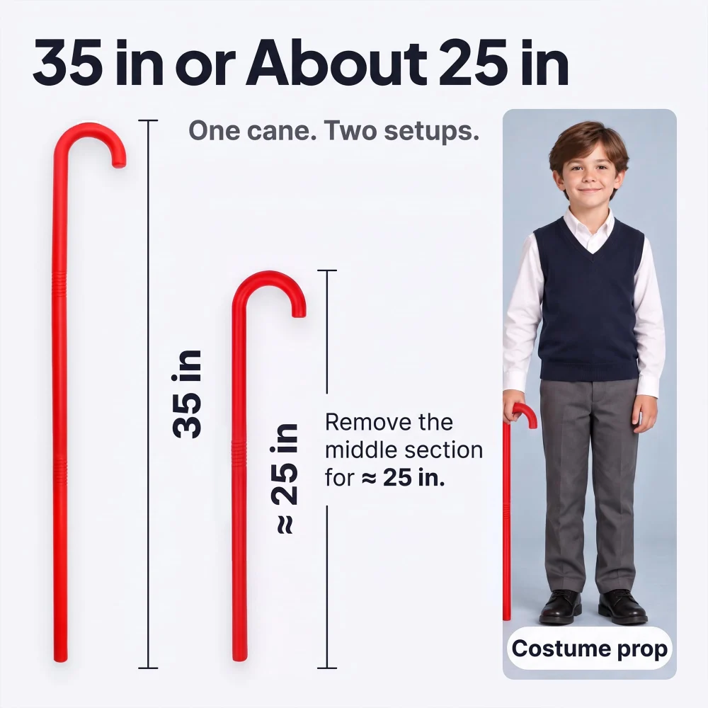 Inxens Red Cane Prop for Halloween — view 4