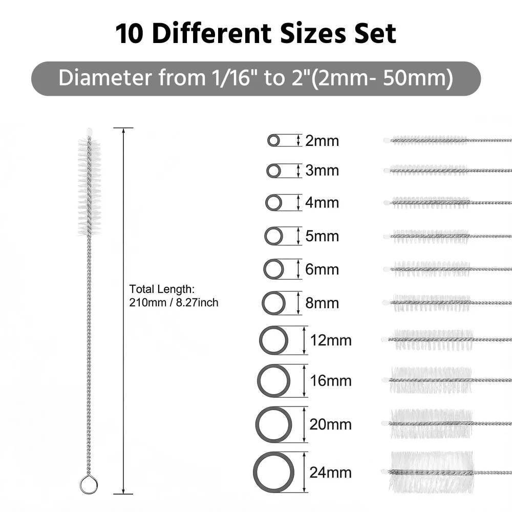 Inxens Straw Cleaner Brush Set — view 5