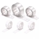 Olen balloon arch strip kit: three clear 16.4 ft strips and three rolls of glue dots