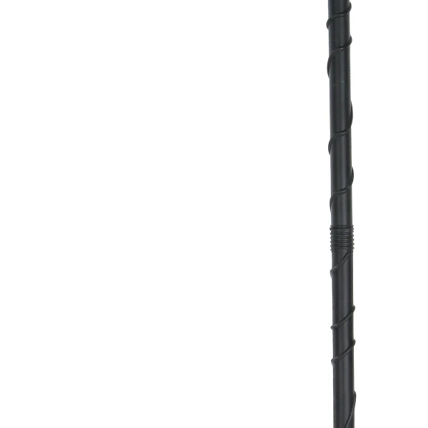 Olen grim reaper scythe prop with sculpted skull and black-and-silver blade