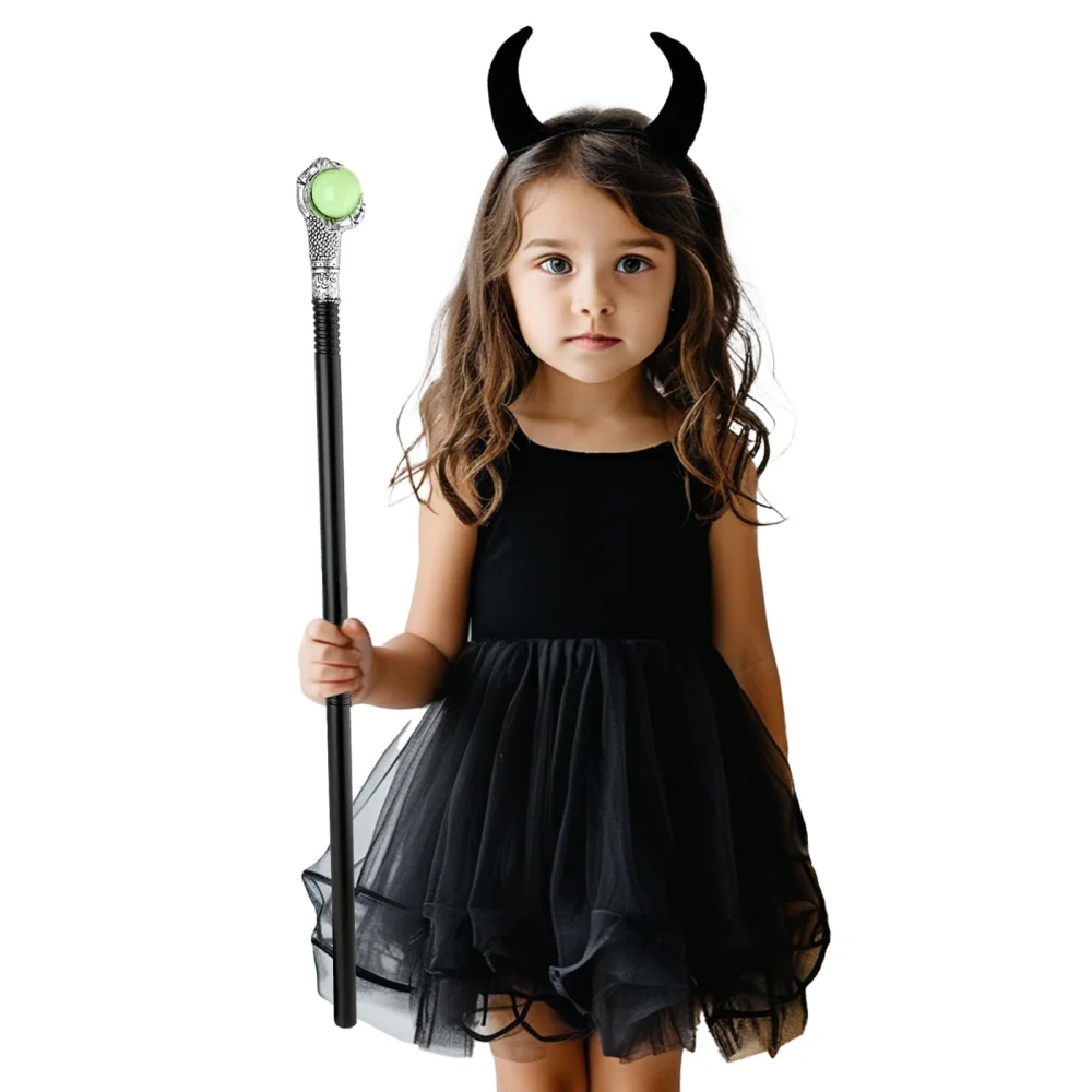 Olen Kids Wizard Staff, 29.3 in Green Orb Costume Prop — view 3