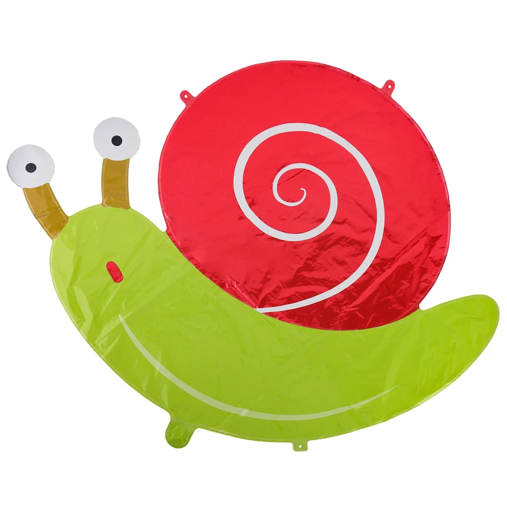 Olen Snail Foil Balloon, 30 x 20 in, With 32.8 ft Ribbon — view 2