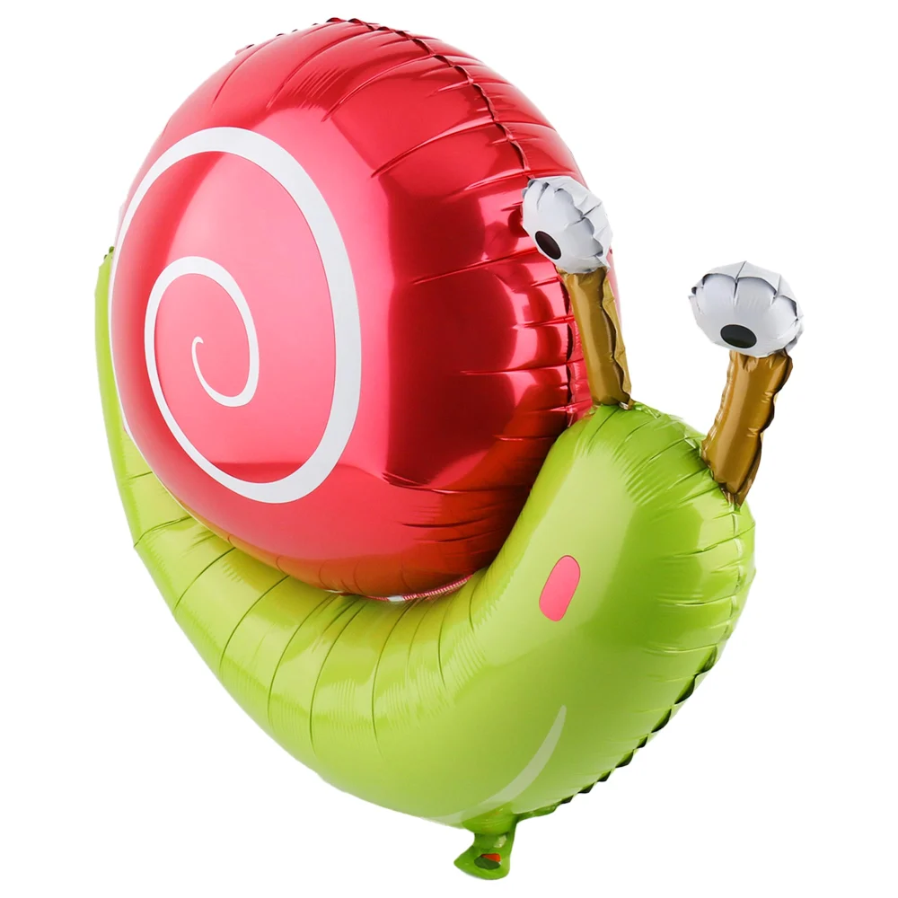 Olen Snail Foil Balloon, 30 x 20 in, With 32.8 ft Ribbon — view 3