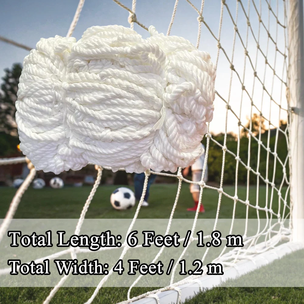 Regpre 6x4 Soccer Net Replacement for Backyard Training — view 5
