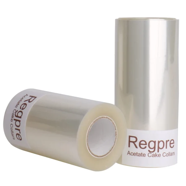 Regpre acetate cake collars set with a 3 in roll and a 4 in roll