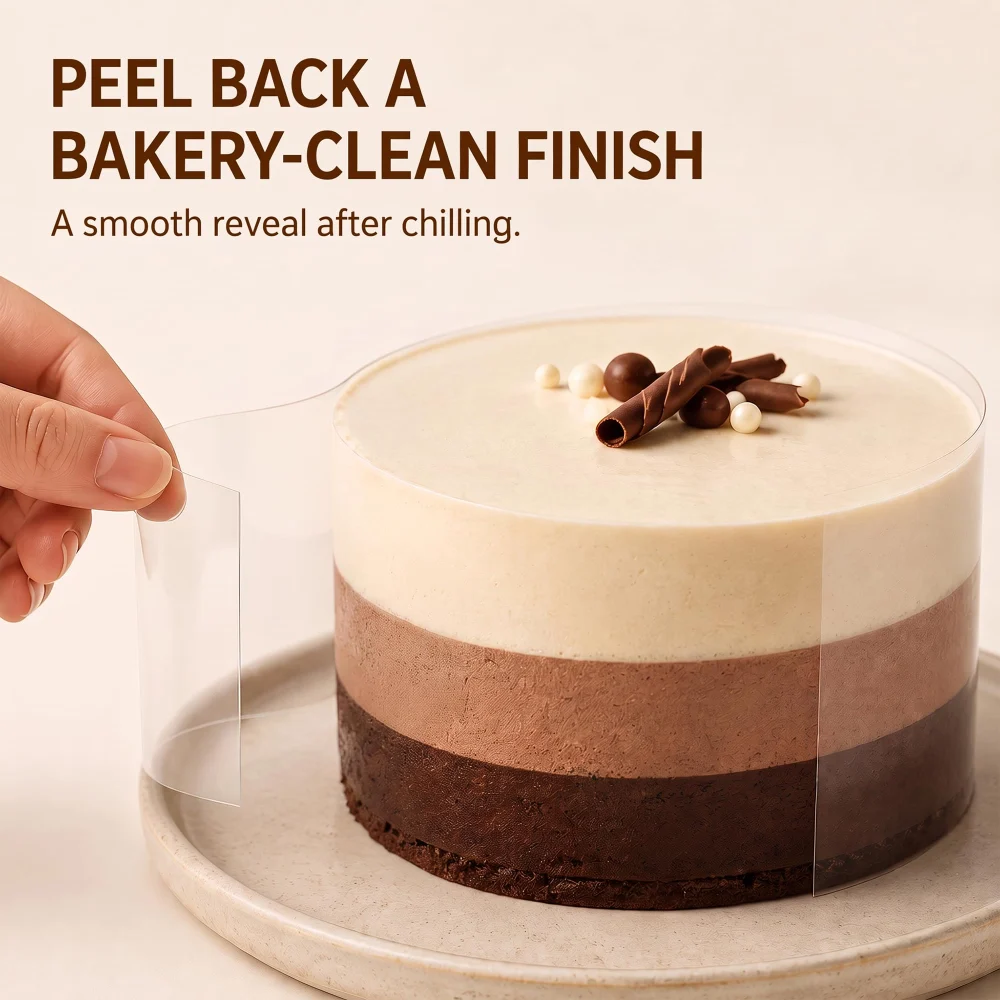 Regpre Acetate Cake Collars 3 inch x 32.8 ft Roll — view 3