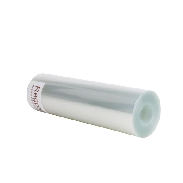 Regpre clear acetate cake collar roll, 5 in wide by 32.8 ft long