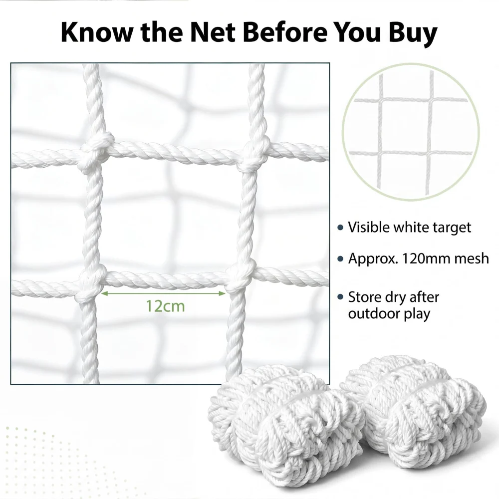 Regpre Soccer Goal Net Replacement 6x4 — view 7