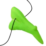 Vesil green latex witch nose with wart and black elastic strap