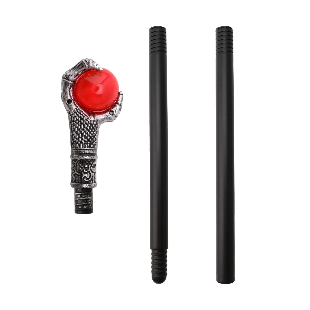 Vesil Red Orb Vampire Staff, 30.7 in Wizard Staff Prop — view 2